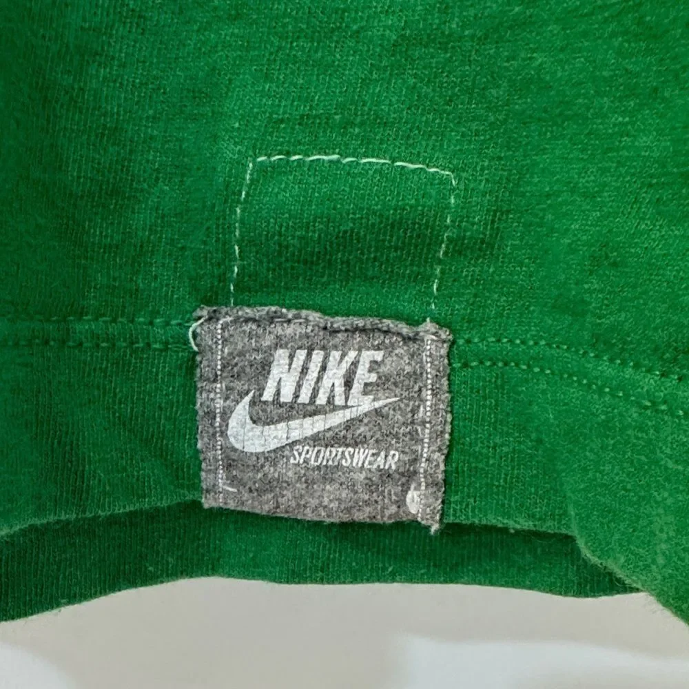 NIKE University of Miami Hurricanes Sebastian Green Short Sleeve Tee Medium